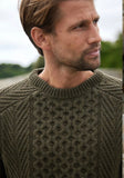 Fisherman Gents Cable Aran Crew