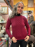 Fisherman Ladies Supersoft Aran Crew