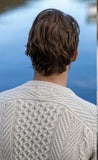 Fisherman Out of Ireland Mens Lambswool Cable Sweater